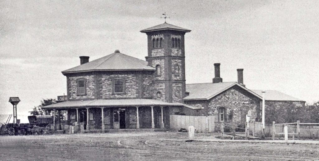 The original Port Adelaide railway station, Cnr Lipson & Vincent Street.
